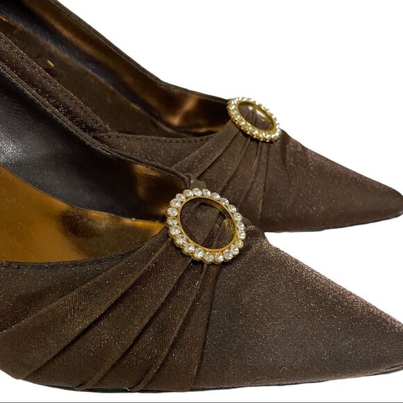 Valenti Franco Women’s Brown Pumps 8.5 8.5M - Picture 7 of 9